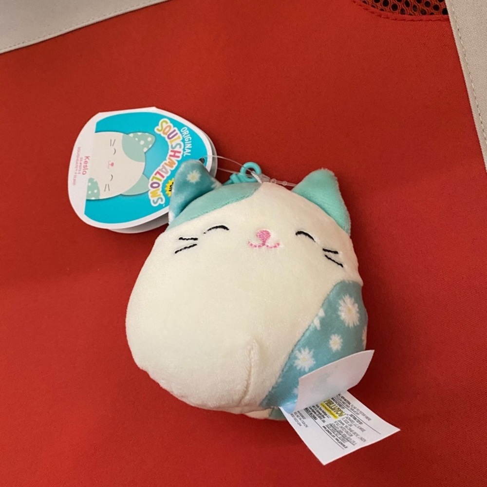 3.5” Kesla the Cat Squishmallow Clip